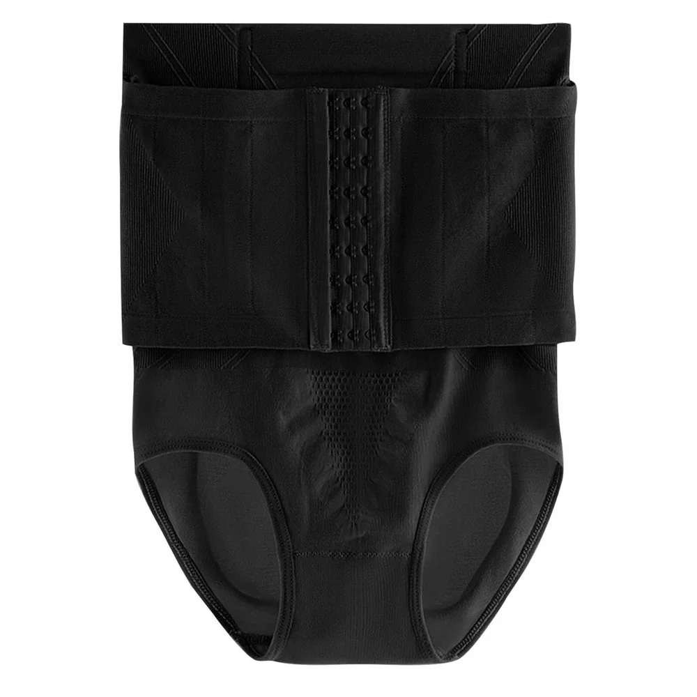 Shapewear Bodysuit High Waisted‎ Belly Tightening Shortss Breasted Shaping Sz XL
